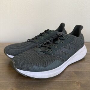 Adidas‎ Men's 10 Green Duramo 9 Running Athletic Work Out Comfort Tennis Shoes